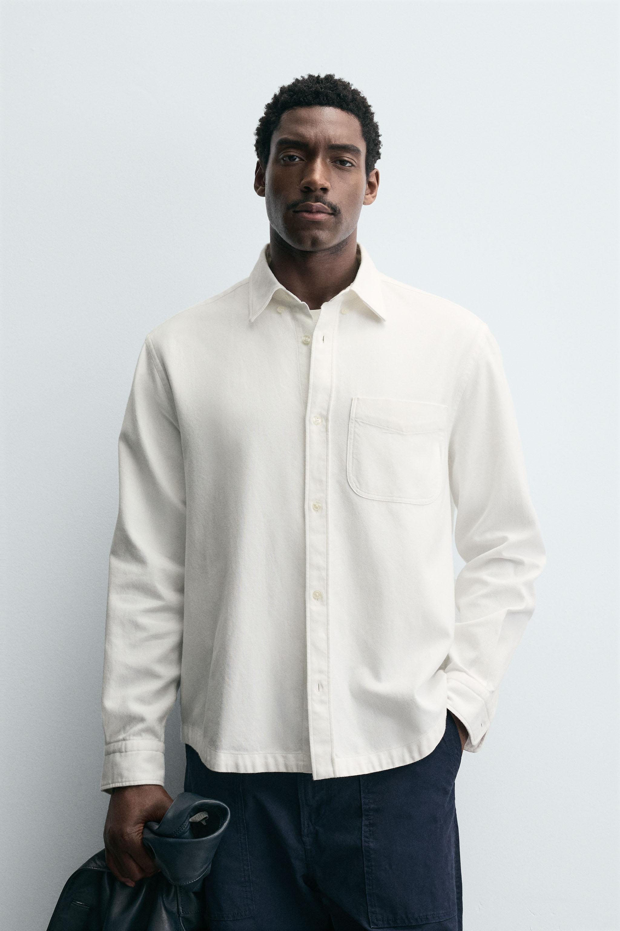 TEXTURED POCKET SHIRT